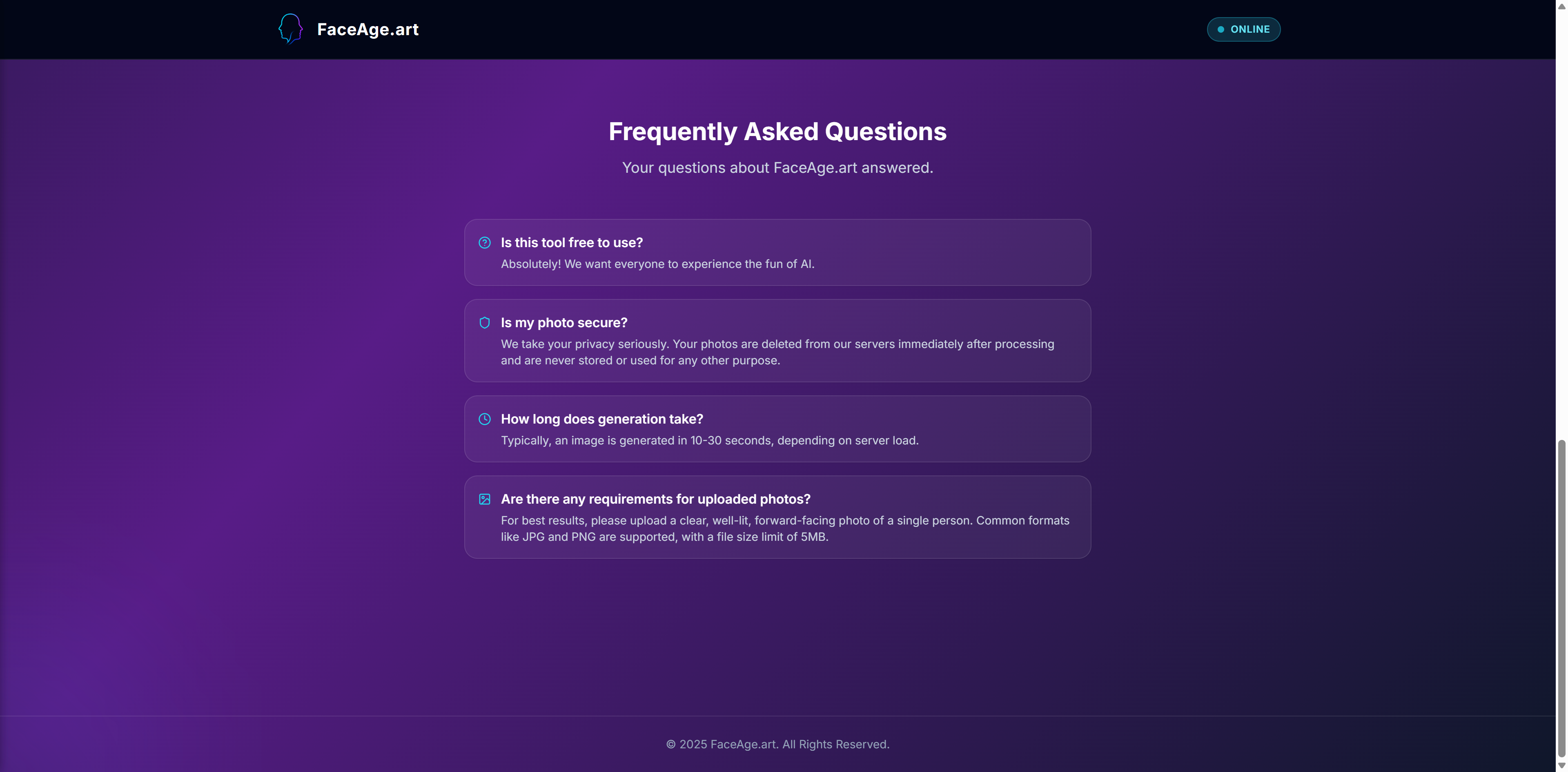 FaceAge.art gallery image