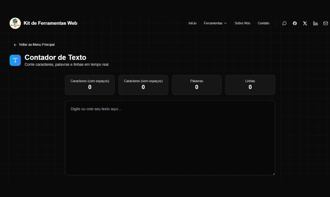 Mídia 2 de Kit de Ferramentas Web - Facilite seu dia com ferramentas web essenciais e gratuitas.