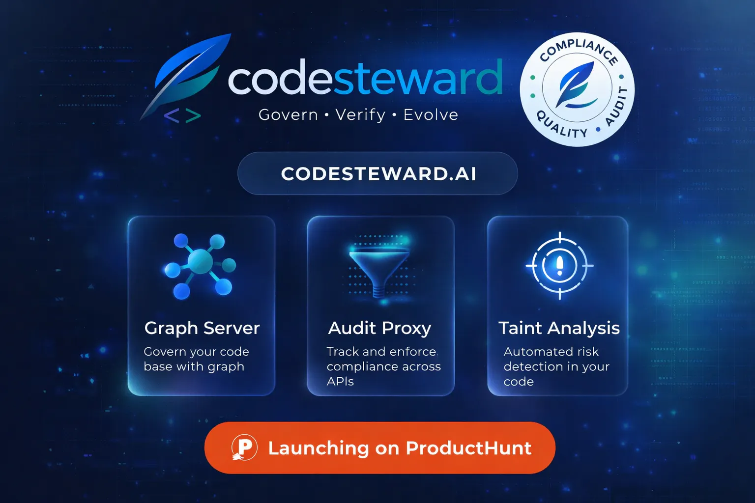 Codesteward 제품 배너