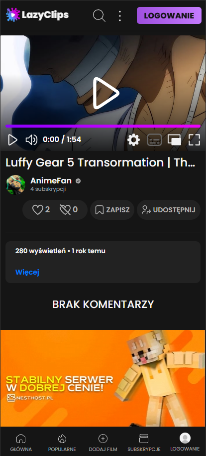 Media Lazyclips - perkhidmatan streaming video percuma 3