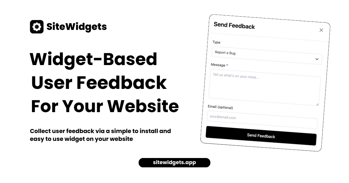 SiteWidgets - Улучшение пользовательского опыта по одному виджету за раз медиа 1
