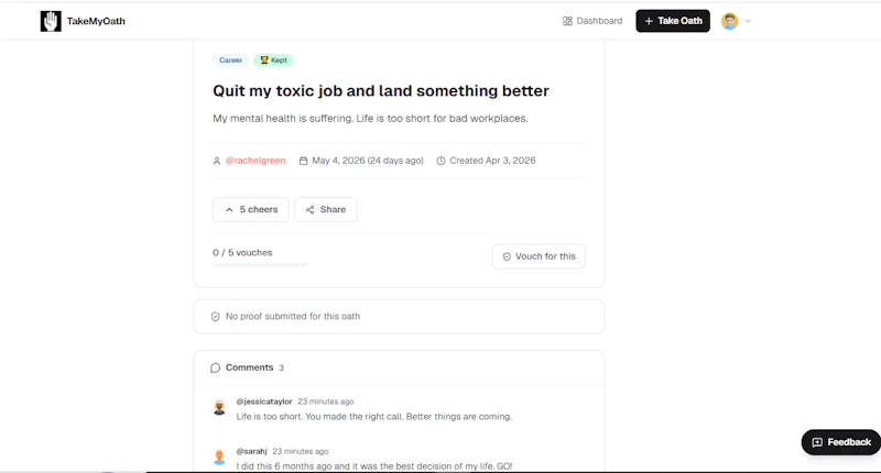 TakeMyOath screenshot 5