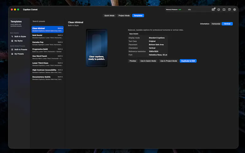 Caption Comet screenshot 5