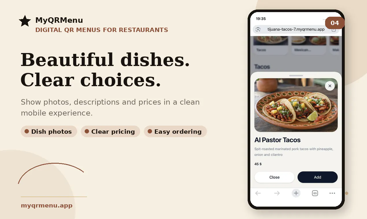 MyQRMenu gallery image