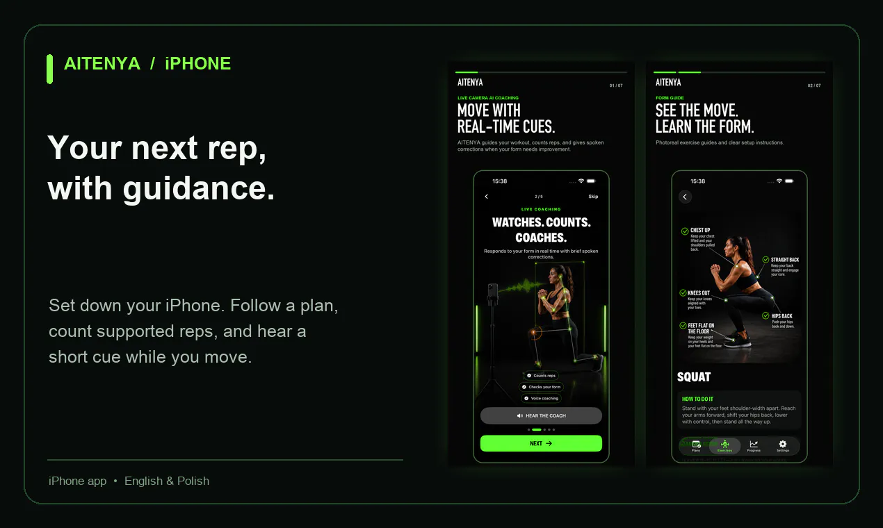 AITENYA: AI Personal Trainer gallery image