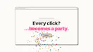 Confetti Burst Chrome Extension