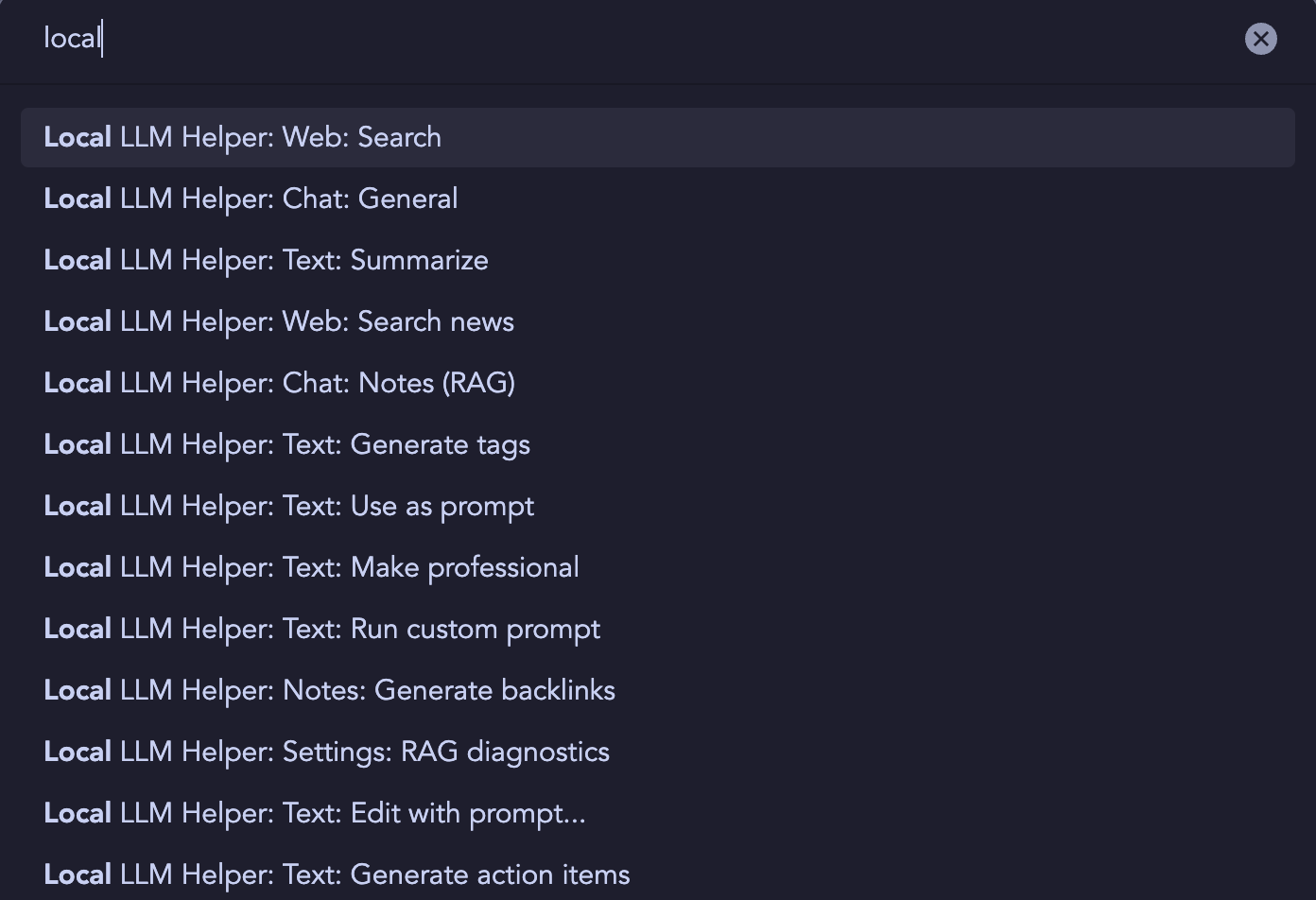 Obsidian Local LLM Helper gallery image