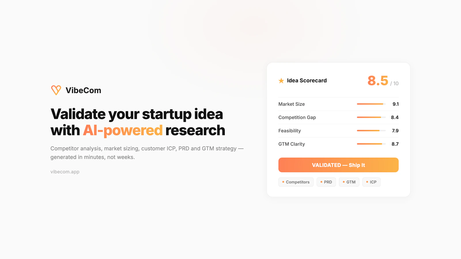 VibeCom - Growth Autopilot screenshot 1