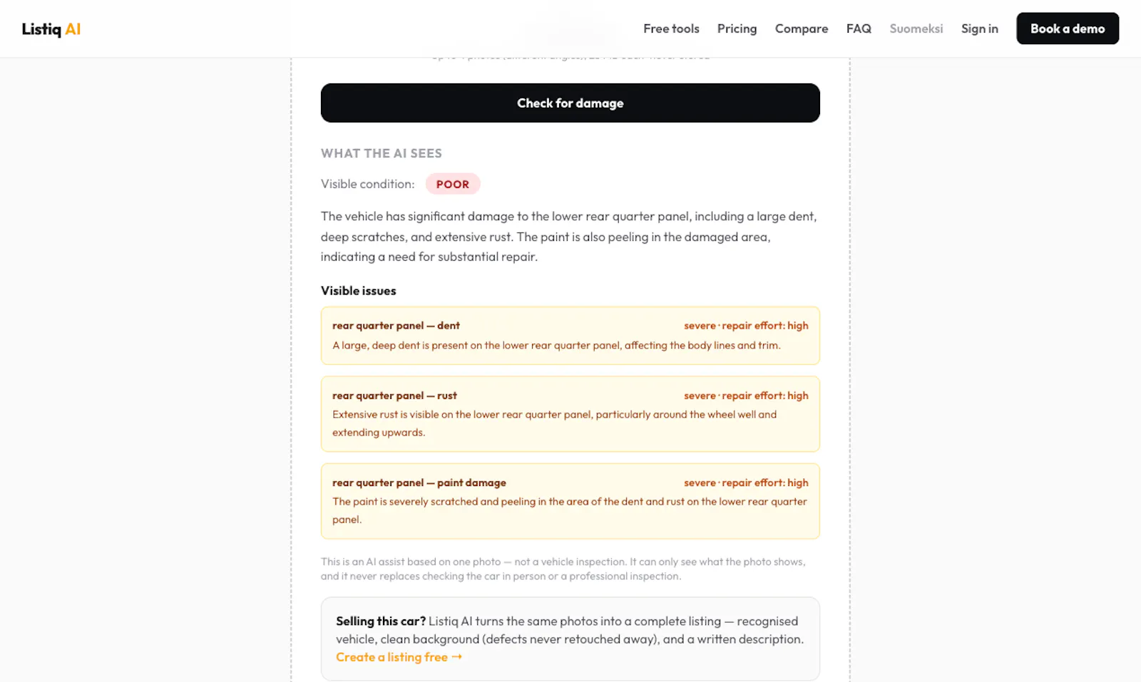 Listiq AI screenshot 1