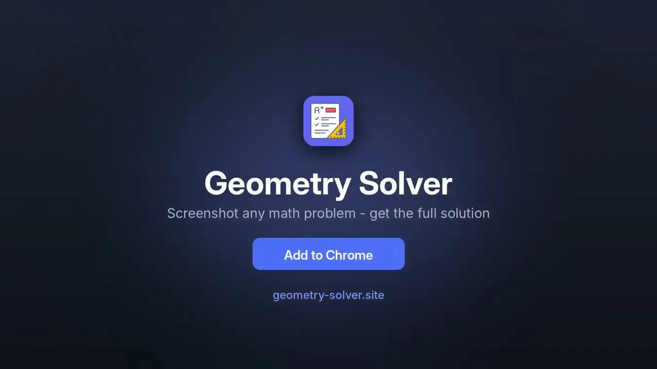 Geometry Solver gallery image