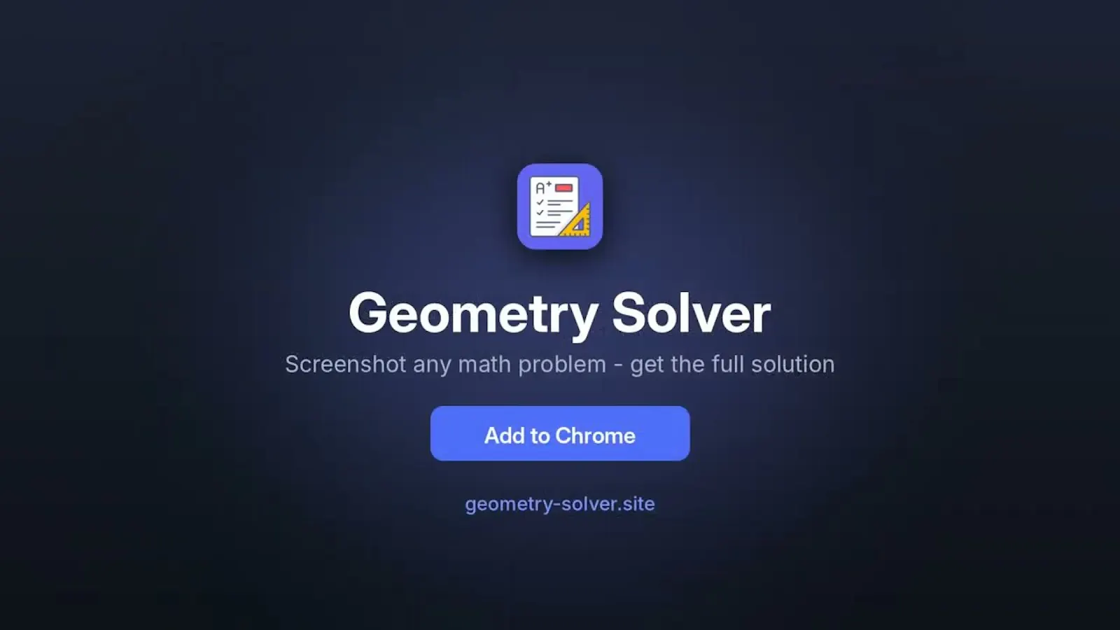 Geometry Solver screenshot 1 (video preview)