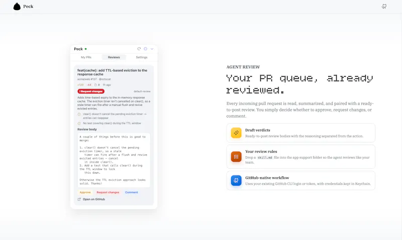 Peck screenshot 5