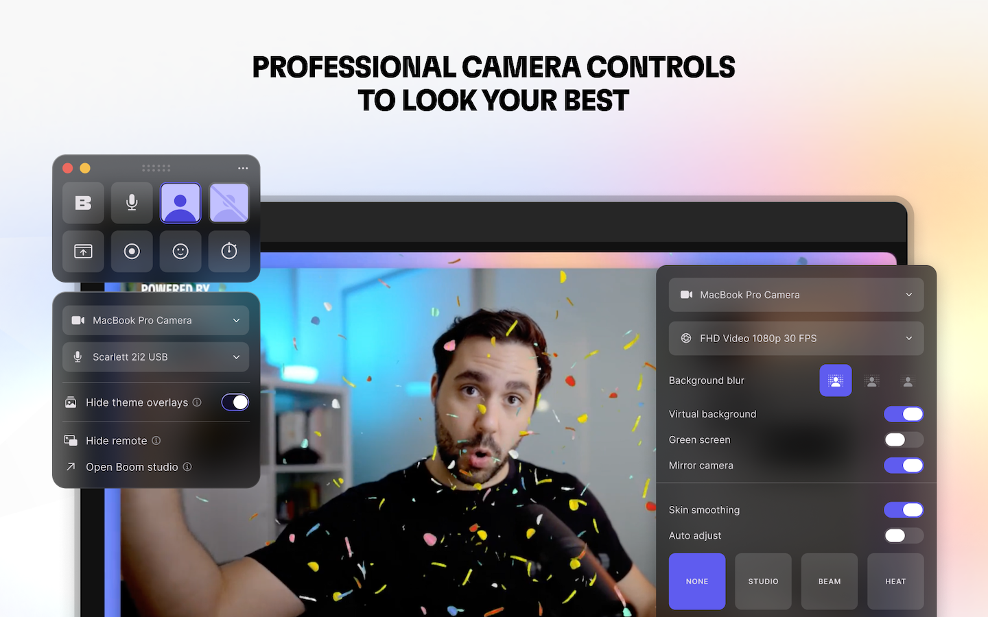 Boom video for Mac (OBS alternative) - Screenshot 2 showing product features and functionality