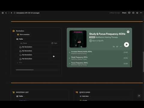 Notion Life OS 3 template gallery image