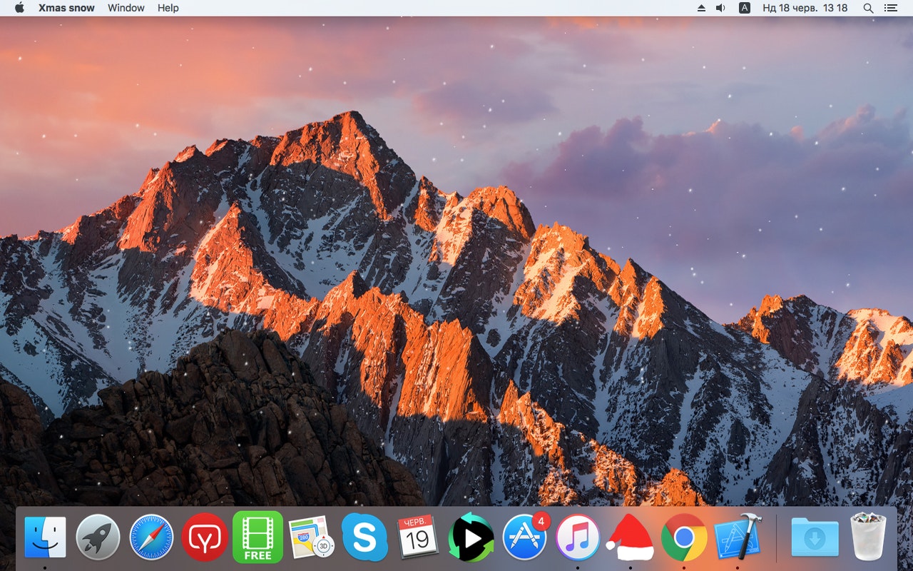 Xmas snow gallery image