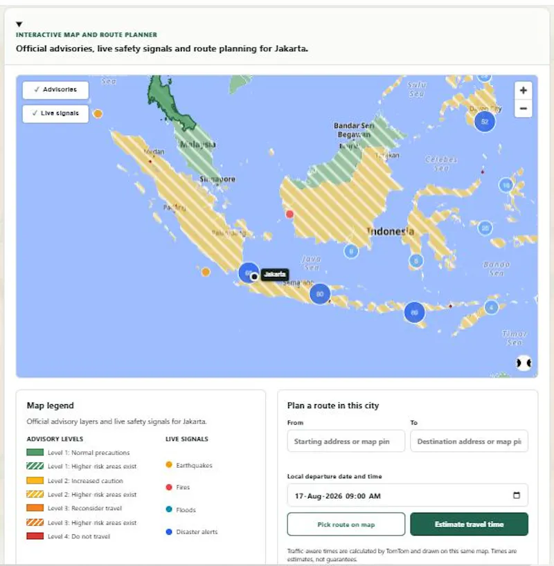 Travel Risk Checker screenshot 2