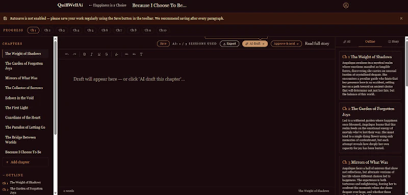 QuillWell Ai screenshot 2