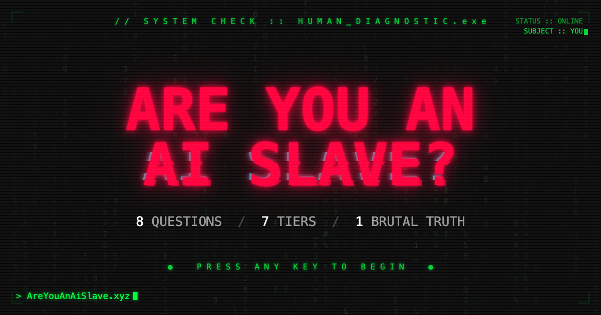 AreYouAnAiSlave.xyz gallery image