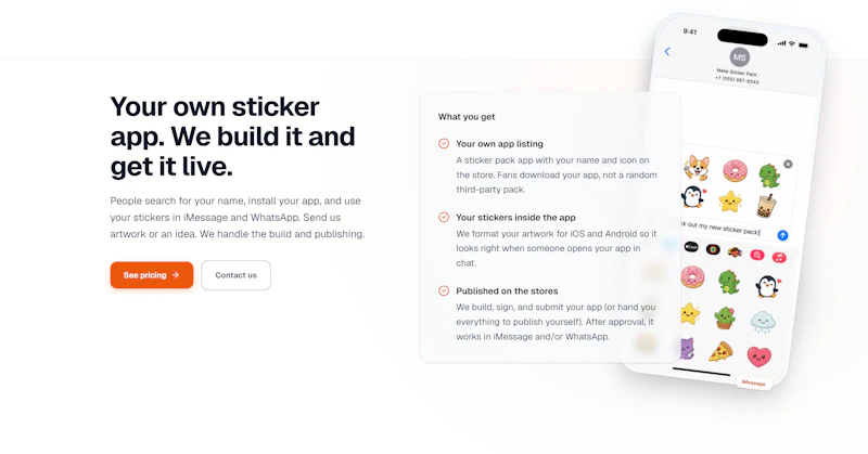 Make Sticker Pack screenshot 1