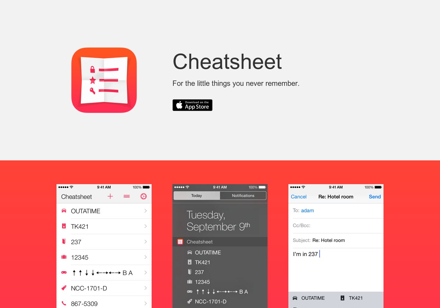Cheatsheet