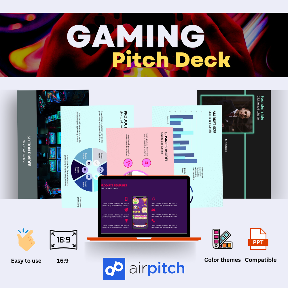 Ultimate Gaming Pitch Deck Template