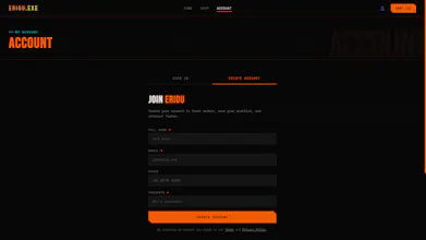 ERIDU Full-Stack Fashion E-Commerce Web gallery image