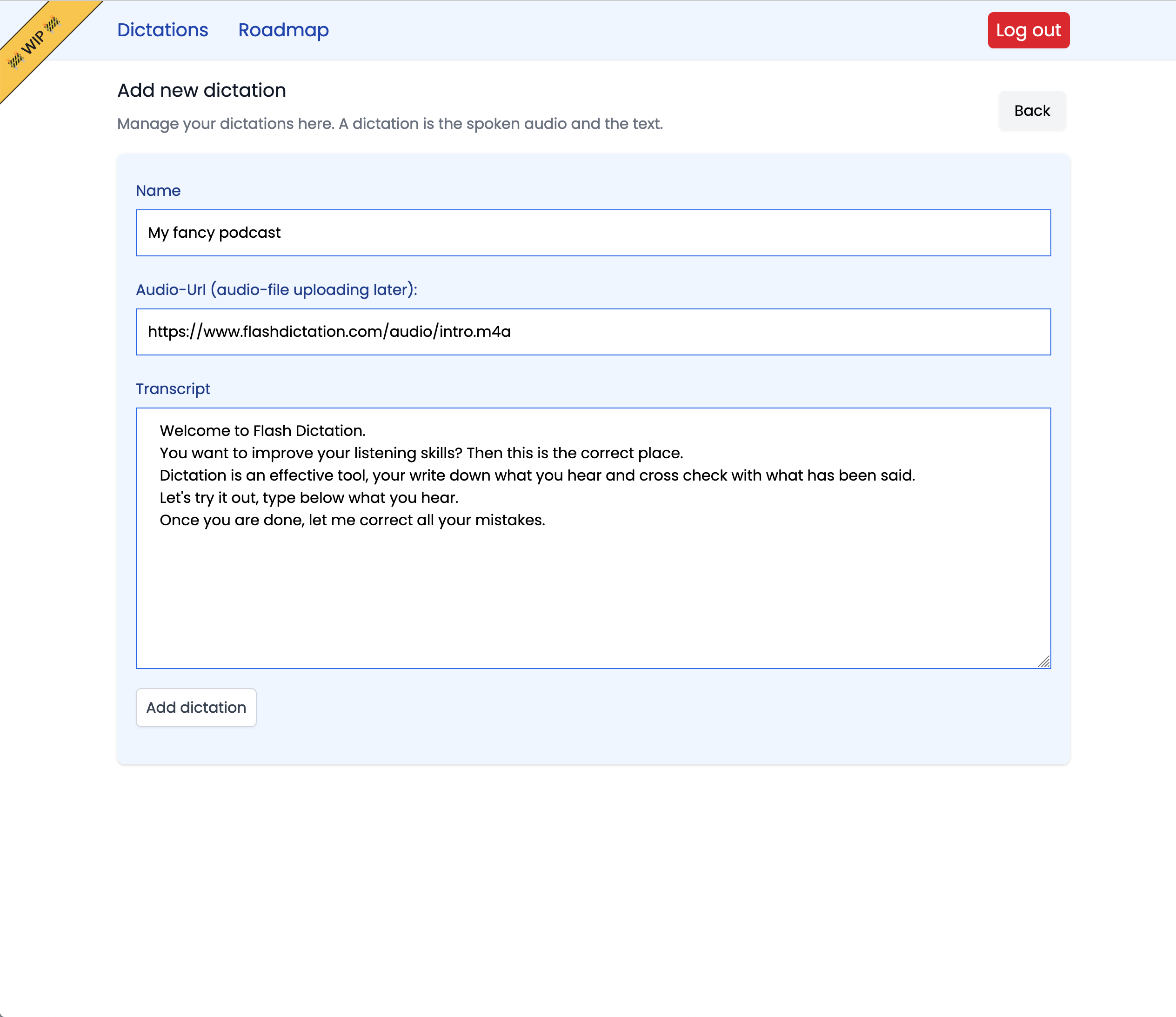 Flashdictation gallery image