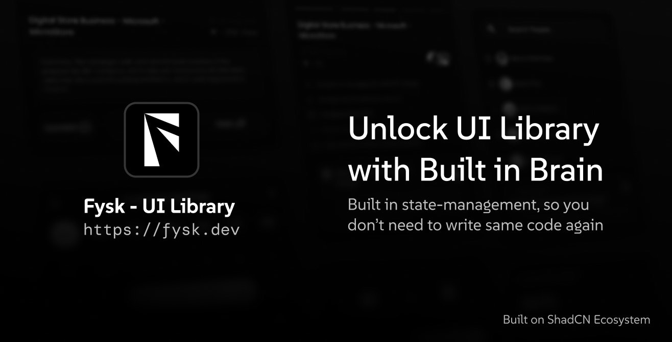 Fysk - Smart UI Library gallery image