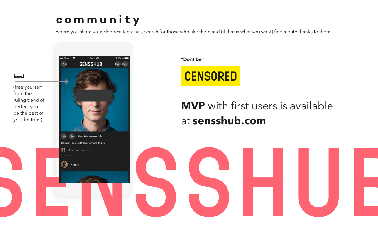 Sensshub - When Tinder meets Instagram gallery image