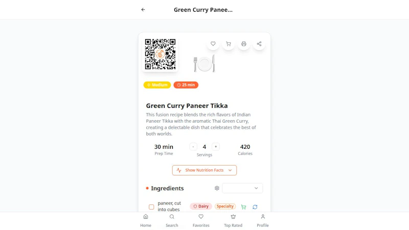 Food Fuson App screenshot 4
