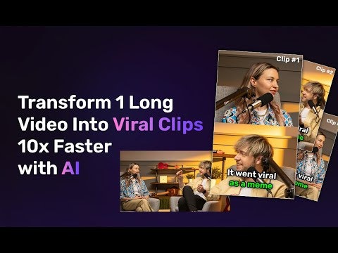 startuptile AI Clips-Your AI co-pilot to turn long videos into viral shorts