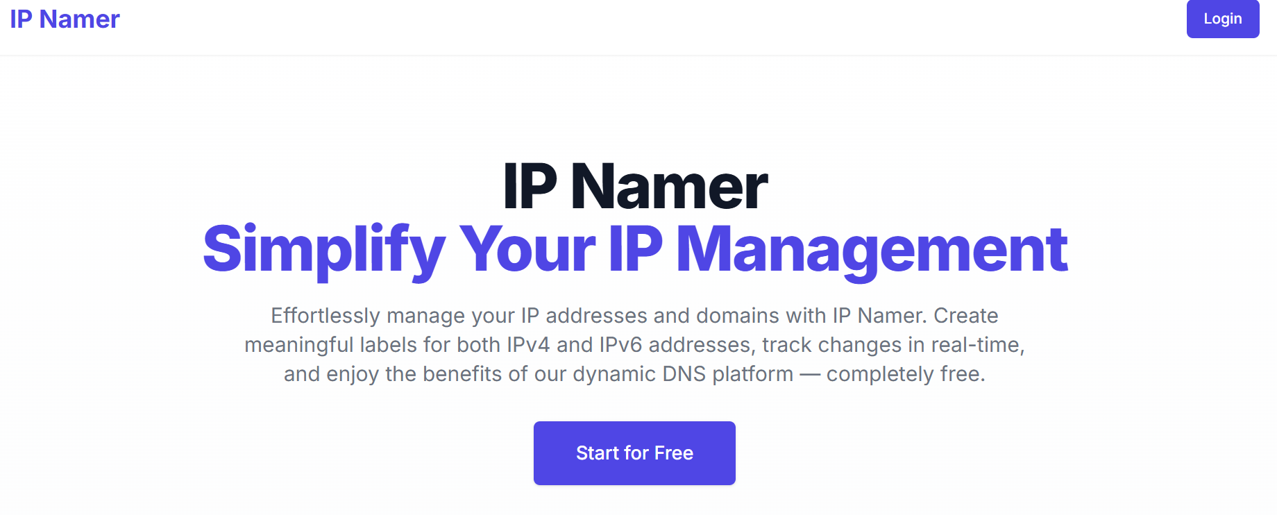 IP Namer - 몇 초 만에 동적 DNS로 무료 하위 도메인을 얻으십시오! 미디어 1
