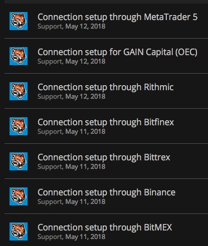 Tiger Trade Soft Trading software.Ordeflow,footprint,volume analytics,charts,trading, SL+TP. Multiexchange gallery image