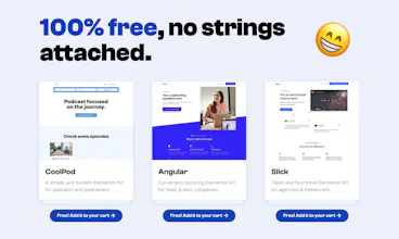 Free Elementor Kits by WPMaker gallery image