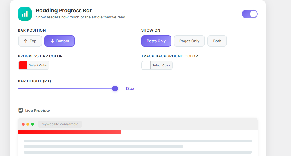 Wordpress Starter Kit Plugin - Screenshot 2 showing product features and functionality