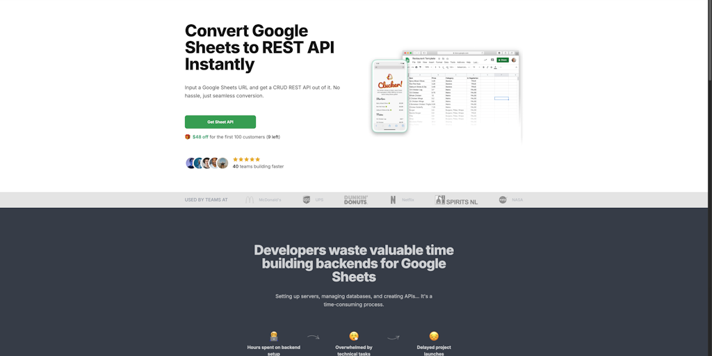 Sheet API