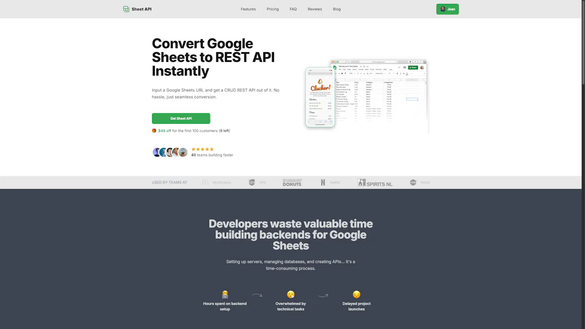 Sheet API
