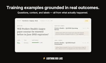 Lightning Rod: Training Data Generator gallery image