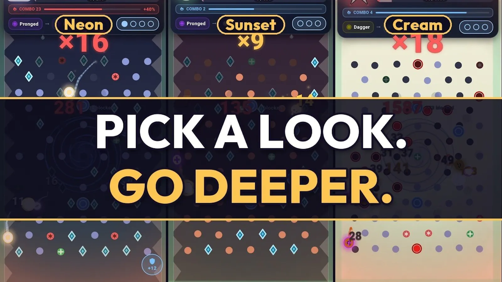 Pegfall: Bounce Roguelite screenshot 1 (video preview)