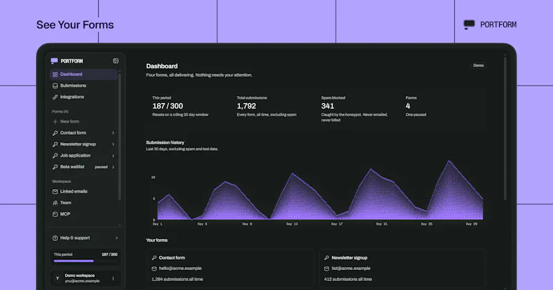 PortForm screenshot 1