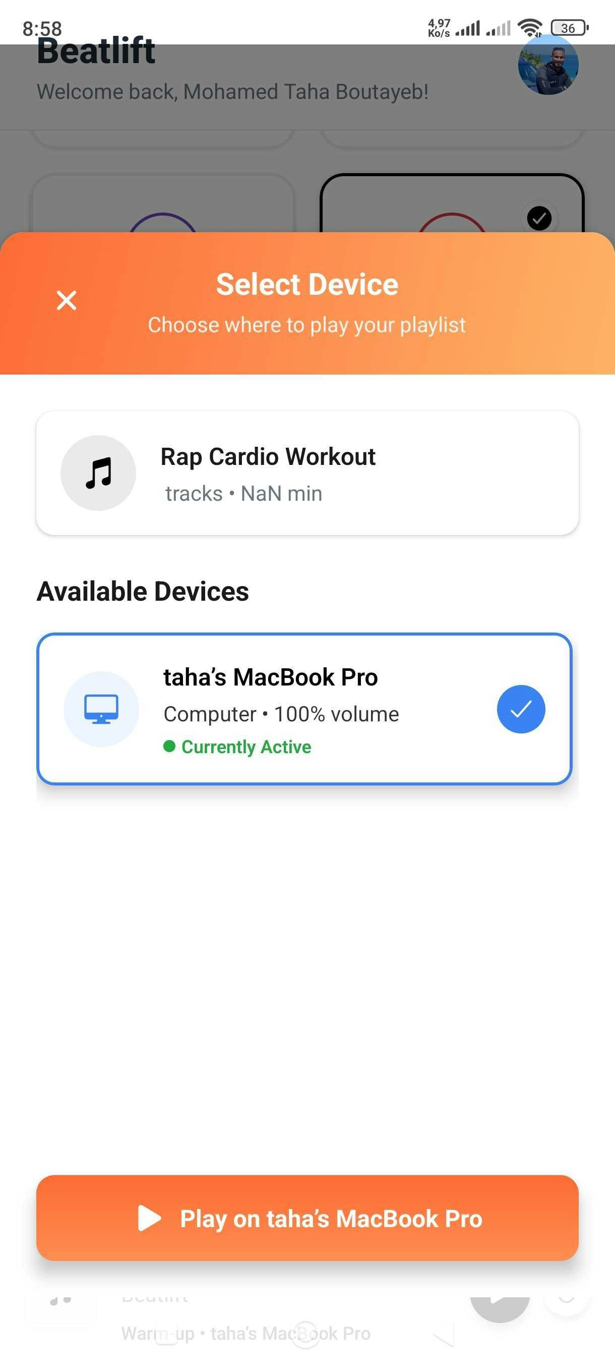 Média Beatlift - Musique d'entraînement alimentée par AI, chaque ascenseur a une bande sonore. 7