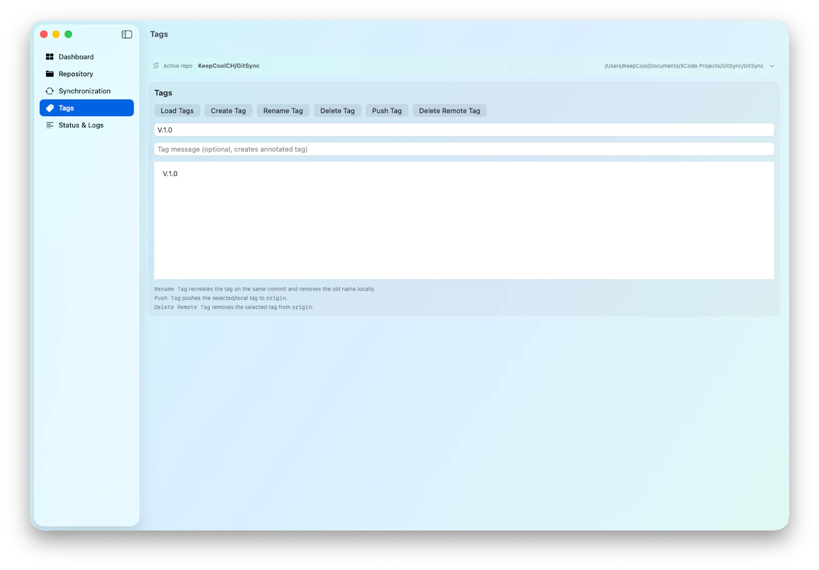 GitSync for macOS screenshot 5