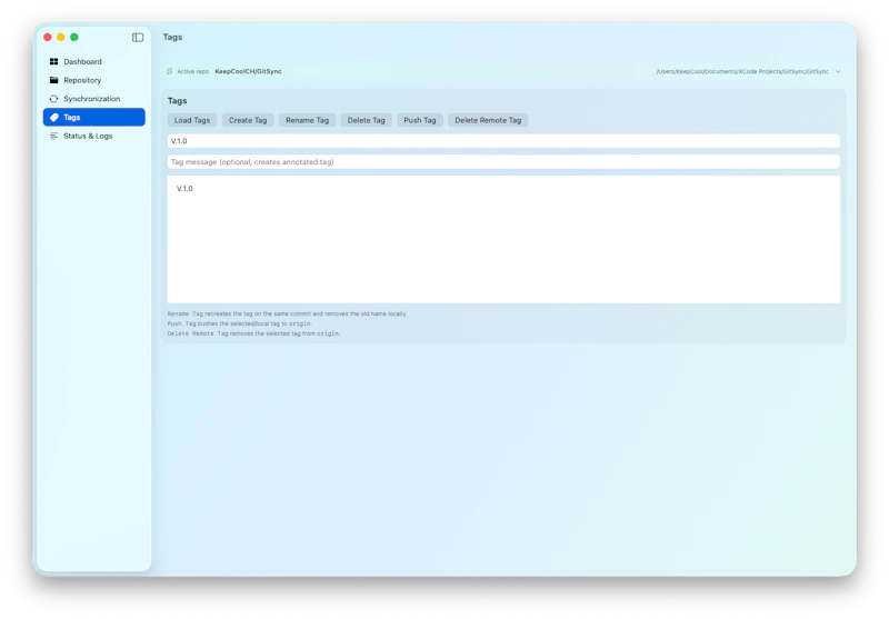 GitSync for macOS screenshot 5