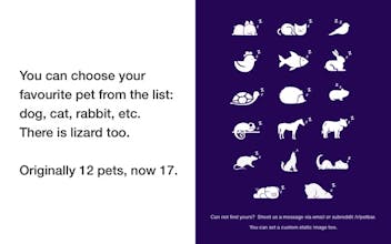 PetBar: A sleeping pet on your menu bar gallery image