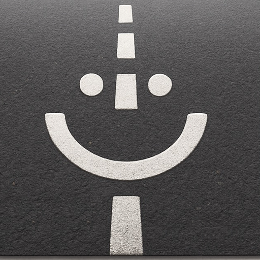 MileSmile - Road Trip Games - Product Hunt launch logo and brand identity