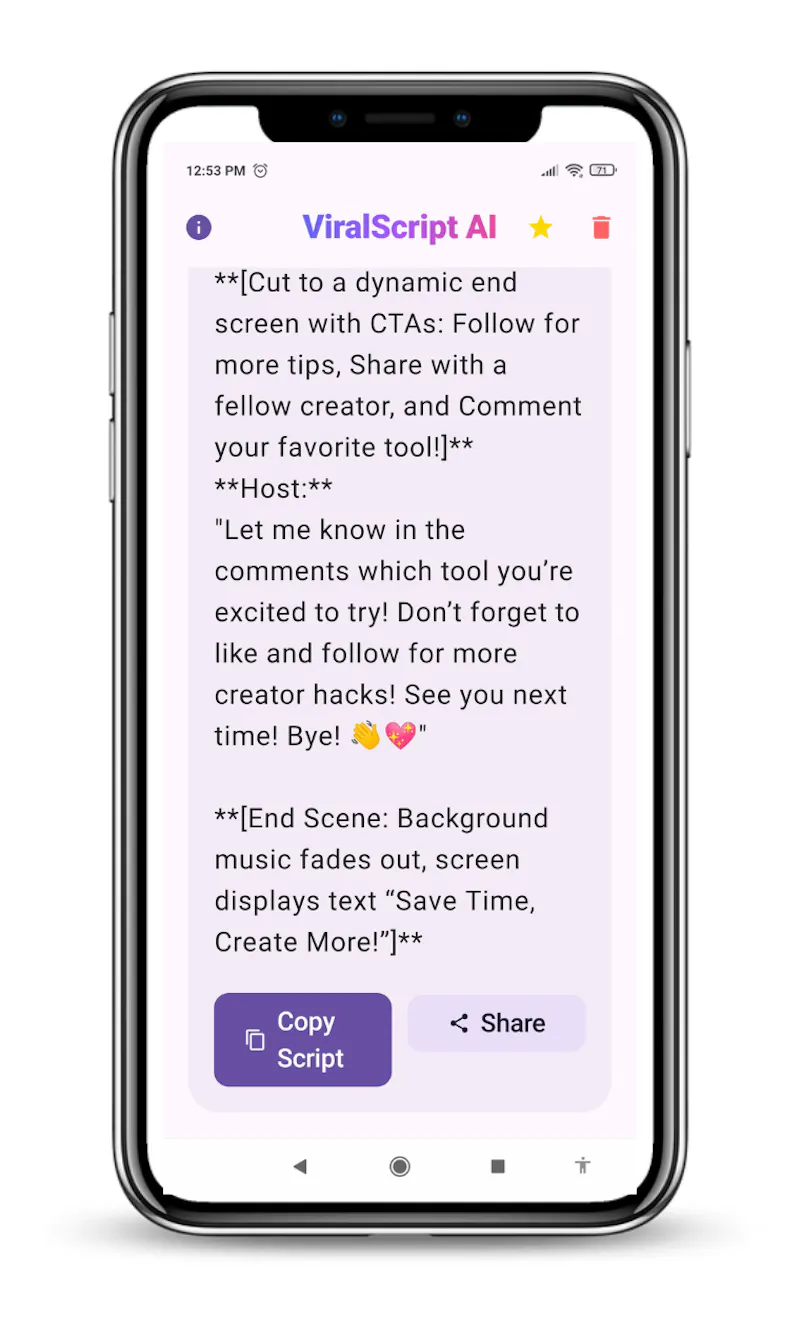 ViralScript AI: Video Writer screenshot 3