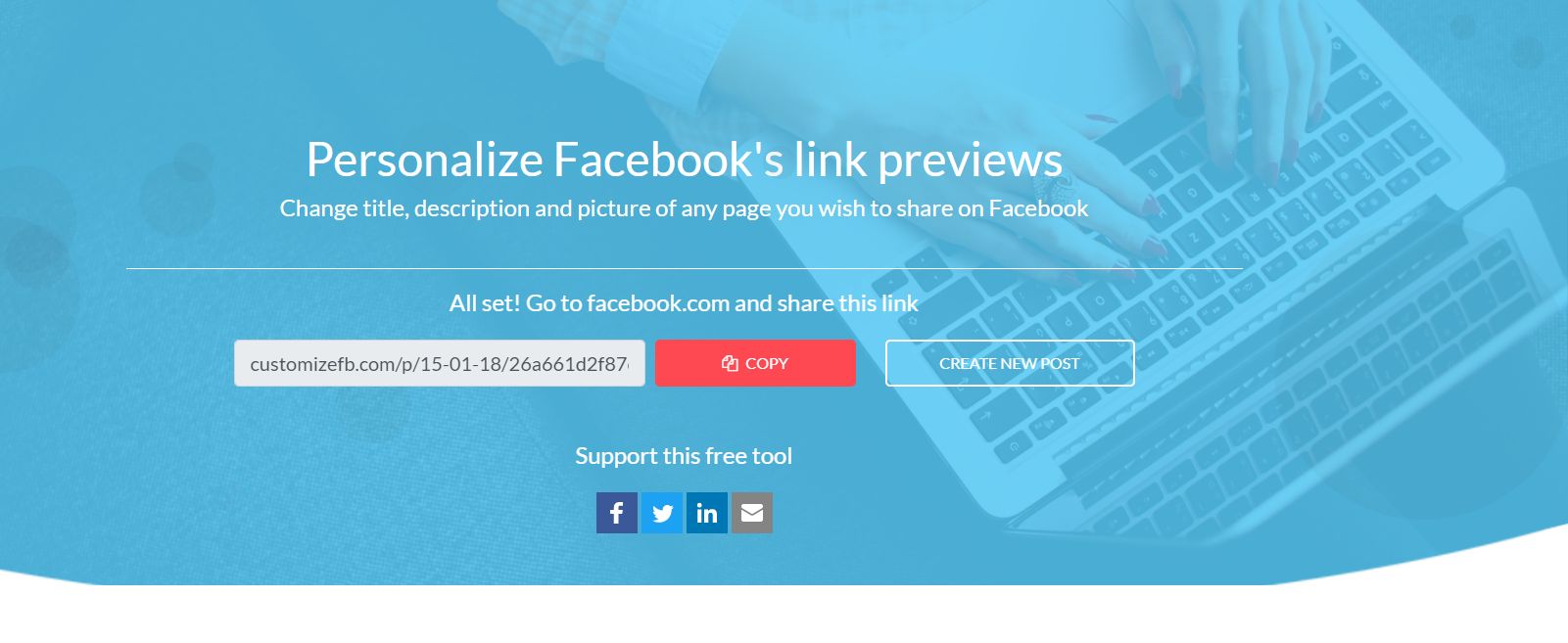 CustomizeFB.com gallery image