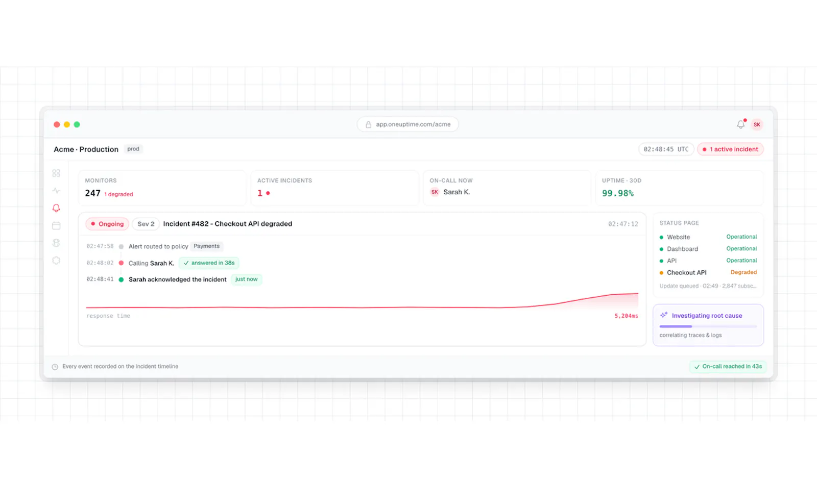 OneUptime screenshot 5