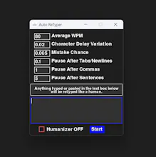 Auto ReType Text Like Human gallery image