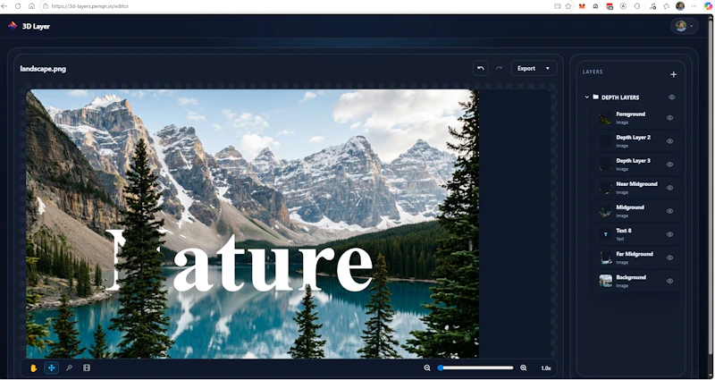 3D Layer Editor screenshot 3
